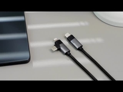 ESSAGER ES-X59 Series 2 in 1 USB-A to USB C Lighting Charging Cable