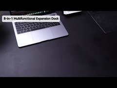 8 In 1 Expansion USB C Hub 10Gbps With M.2 SATA SSD Disk Enclosure Port