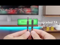 ESSAGER ES-X74 7A PD100W Usb to Type C Fast Charging Data Cable Digital Display