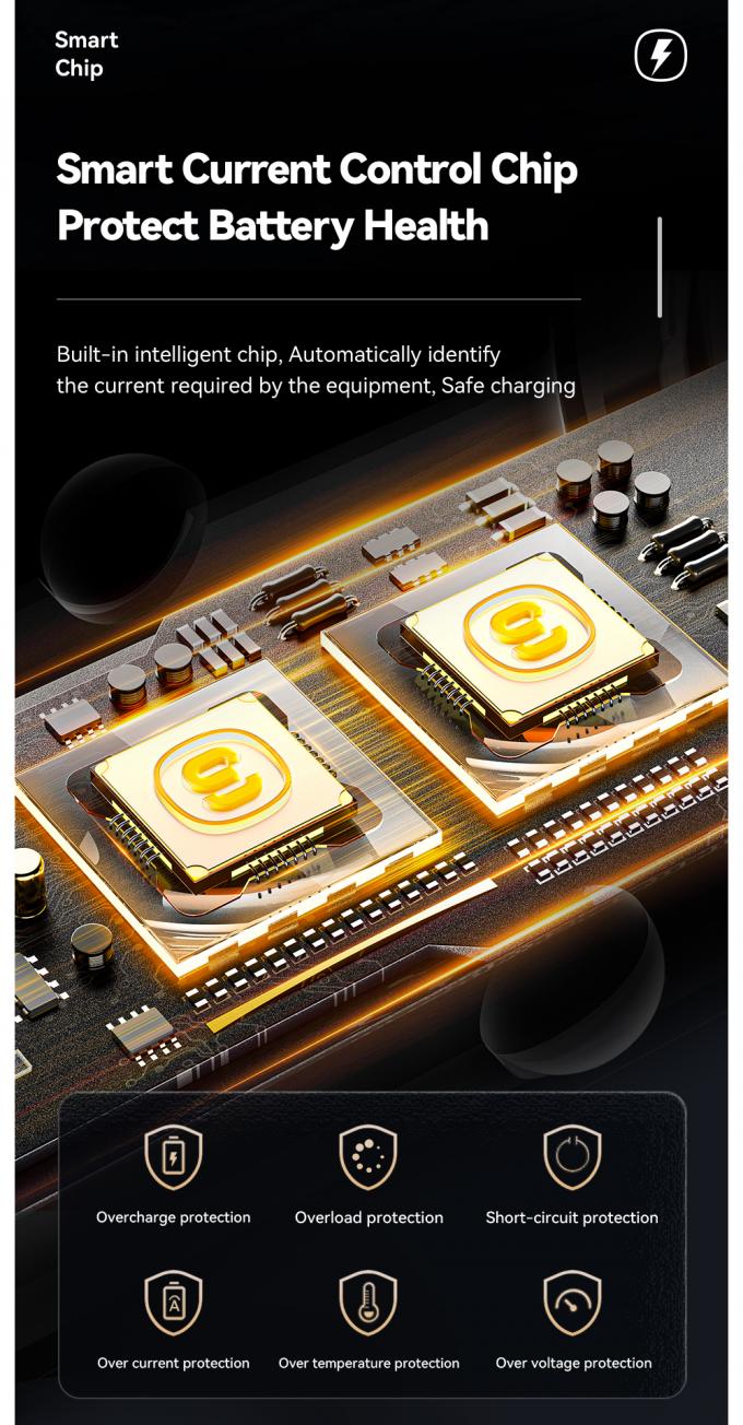 ESSAGER ES-CC12 السلسلة 30W نوع C منفذ شحن السيارة USB A 8