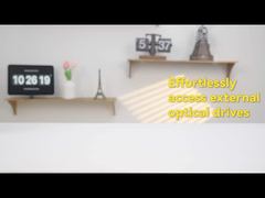 Lecteur/Graveur CD DVD Externe USB 3.0 Type C pour PC Portable, Lecteur de Disque Optique Haute Vitesse