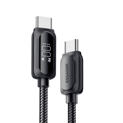 satın al Çinko Alaşımı USB C Hızlı Şarj Kablosu 60W 100W ESSAGER ES-X57 Serisi online manufacture