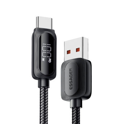 खरीदें कपास यार्न यूएसबी ए से टाइप सी केबल 100W ESSAGER ES-X57 श्रृंखला online manufacture