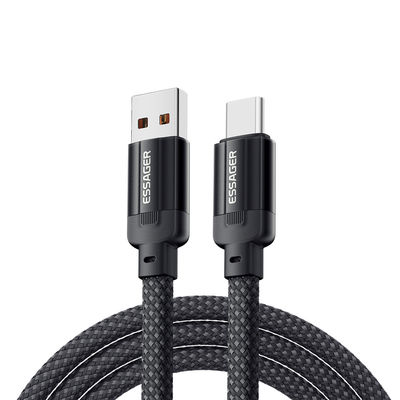 comprar Cable de carregamento por absorção magnética tipo C USB C para USB Cable 100W série ES-X55 online manufacture