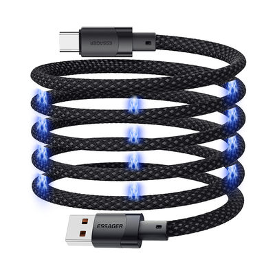 satın al TPE USB A'dan USB C'ye 100W 1m ESSAGER ES-X53 Serisi Manyetik Veri Kablosu online manufacture