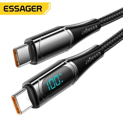 खरीदें QC3.0 USB C से C केबल एलईडी फास्ट चार्जर प्रकार C केबल 5a 100w online manufacture