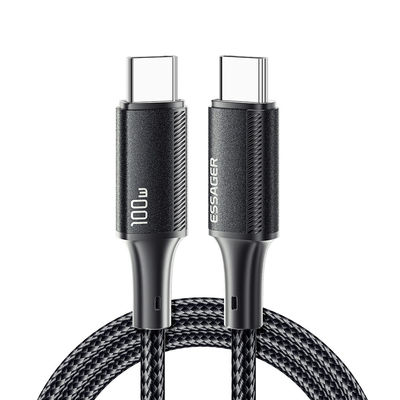 satın al ESSAGER ES-X45 Serisi USB C'den C'ye Hızlı Şarj Kablosu 100W 1m 2m 3m online manufacture