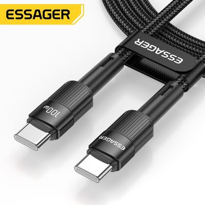 satın al Hızlı Şarj USB C'den C'ye Veri Kablosu Kablolu 100W Cep telefonu Aksesuarları İçin online manufacture