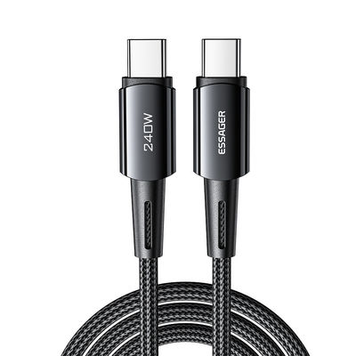 satın al Günbatımı Hızlı Şarj Tıpkı C Kablo PD Hızlı Şarj C'den C'ye Kablo 240W online manufacture