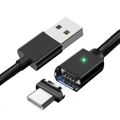 satın al Magic Power Type C USB manyetik kabloları 3 In 1 1M 2M 3A C tipi cihazlar için hızlı şarj online manufacture