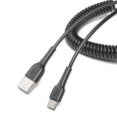 satın al PVC Tip C Veri Kablosu 2.4A Eğilebilir Telefon Şarj Kablosu 1.2M online manufacture