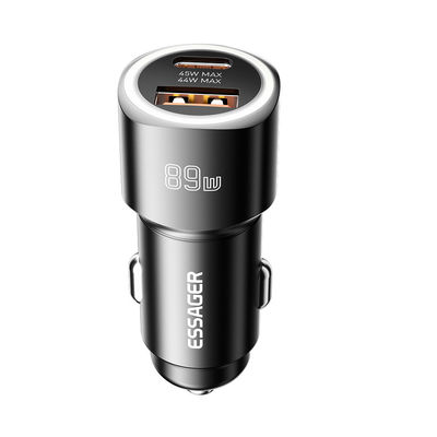 satın al ESSAGER ES-CC16 Serisi USB A+USB C Cep telefonu Hızlı Şarj Araç Şarj Noktası online manufacture