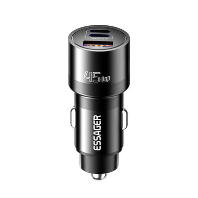 खरीदें Essager ES-CC14 सीरीज़ 3 पोर्ट्स 45W USB L USB C TYPE C FAST CAR CHARGER online manufacture