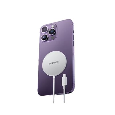 comprar ESSAGER ES-WC07 Série 15W Carregamento Rápido Rápido Carregador Magnético Sem Fio para iPhone online manufacture