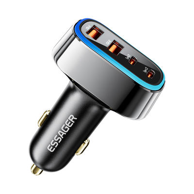 satın al ESSAGER F738 Serisi Hızlı Araba Telefon Şarj cihazı 70W 4 portlu 2 USB A 2 USB C online manufacture