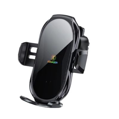 kopen Essager 2022 Premium Air Vent Infrarood Control Cell Phone Holder Fast Charging Mount 15W Qi Wireless Charging Holder Voor auto online manufacture