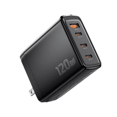 購入 エッサガーガーン充電器 120W USB Type-C 3 Type-C と 1 USB A 急速な携帯電話 ウォール充電器 online manufacture