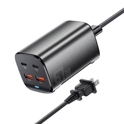 satın al Çift USB C USB A PD GaN şarj cihazları 67W ES-CD35 Serisi online manufacture