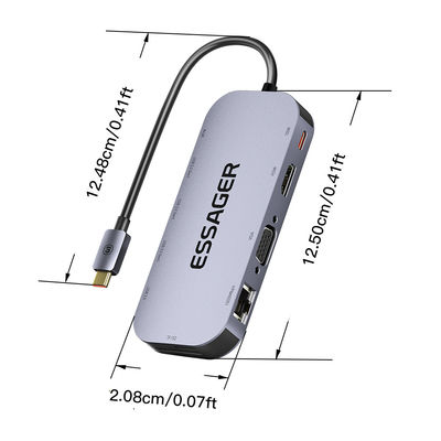 खरीदें मेपल हार्प 11 इन 1 यूएसबी सी हब पीडी 100W फास्ट चार्जिंग 5Gbps 32GB एसडी कार्ड 10 पोर्ट online manufacture