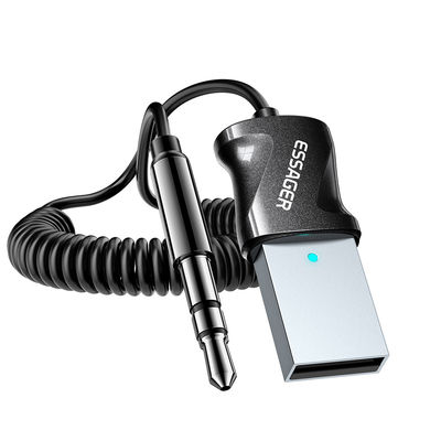 satın al Essager EB01 Serisi 3.5mm Jack To Blue Tooth Alıcı Ses Bluetooth Adaptörü 10m online manufacture