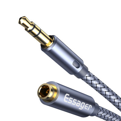 satın al 3.5MM Erkek Kadın Ses Kabloları Telefon Hoparlörü için 1M 2M 3M 5M Genişletilmiş online manufacture