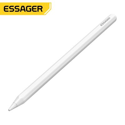 satın al Essager 2022 Sketch Tablet için Beyaz Manyetik Kablosuz Şarj Kapasitif Dokunmatik Kalem online manufacture