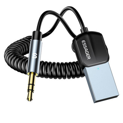 satın al Essager EB01 Serisi Erkek 3.5mm Jack Audio Bluetooth Adaptörü Mavi Diş Alıcısı online manufacture