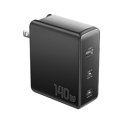 खरीदें मोबाइल फोन GaN चार्जर 140W के साथ 3 पोर्ट 1 USB A 2 प्रकार C PST-140C2A-LB-GAN श्रृंखला में online manufacture