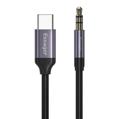 satın al Tip C 3,5 mm AUX USB Ses Adaptörü Bağlantı İçin OLP Koruması online manufacture