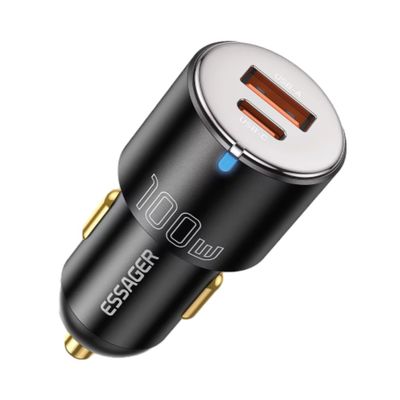 satın al PD3.0 QC3.0 USB A Tipi C Çift Portlu Araba Şarj cihazı 100W 65W 35W online manufacture
