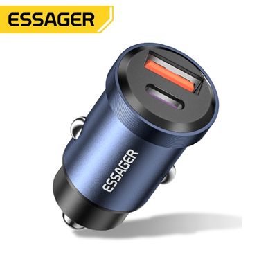 Buy Essager 30W 45W USB Type C Fast Charging Mobile Phone Car Charger online manufacture