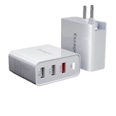 satın al Essager 2021 Earl 4 Port PD QC3.0 Çift 2.4A Port 48W 30W PD Şarj cihazı Telefon için online manufacture