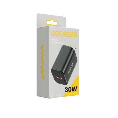 satın al Essager 2022 Journey 30W Hızlı Şarj Aracı AB ABD Birleşik Krallık Plug Hızlı Duvar Şarjı Cep Telefon Pad Cep Telefon online manufacture