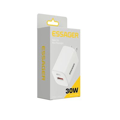 kopen Essager 30W Fast Charger EU US UK Plug Fast Wall Charging Voor mobiele telefoon Pad Mobiele telefoon online vervaardiging