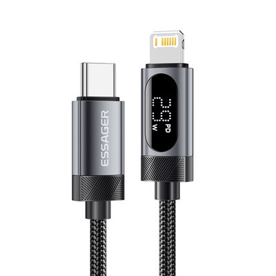 satın al Essager ES-X64 Serisi 29W USB-C-Aydınlatma Şarj Kablosu Veri Kablosu online manufacture