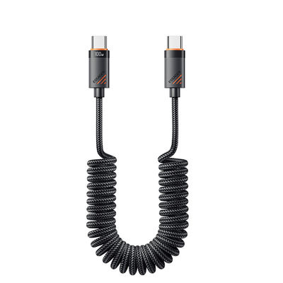 購入 ESSAGER ES-X66 60W 100W スプリングスタイル USB CからUSB Cケーブル USB CPD online manufacture