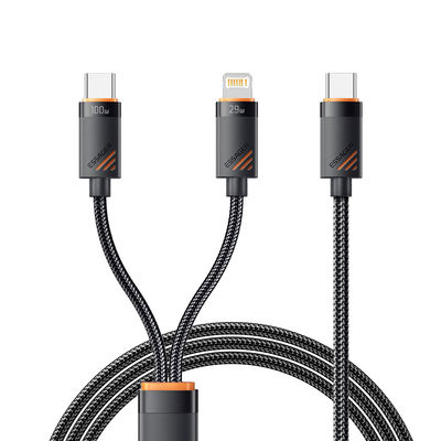 satın al ESSAGER ES-X66 2 in 1 Kablo USB C'den C Tipi Aydınlatma Veri Şarj Kablosu online manufacture