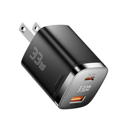 주문 ESSAGER ES-CD45 33W USB-A USB C 휴대폰 고속 충전 벽 Gan 충전기 PD3.0 QC4.0 온라인 제조