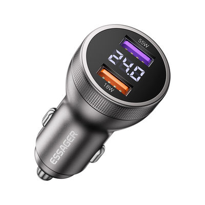 購入 ESSAGER ES-CC18 シリーズ 73W USB-A 車用携帯電話充電器 プラケット 急速な車用充電器 online manufacture