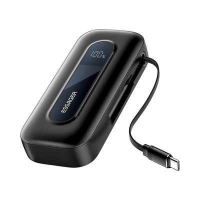 comprar ESSAGER FS01 10000Mah USB-C Carregador Portátil Power Bank Design acrílico 18W USB-C Entrada Fabricação em linha