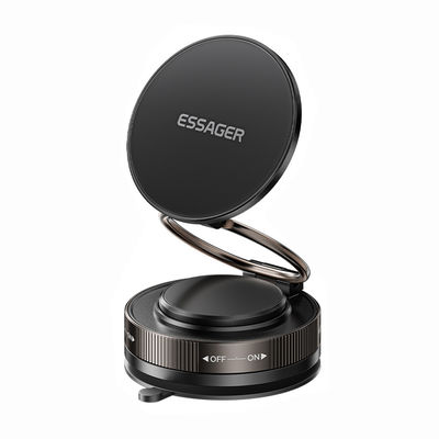 購入 ESSAGER ES-ZJ35 亜鉛合金折りたたみ式真空吸盤磁気カーモバイルフォンホルダー オンライン製造