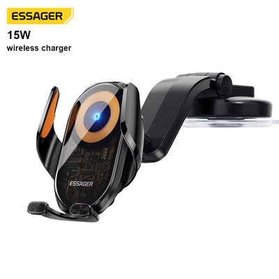 Buy ESSAGER A6 360 Rotation Vacuum Suction Car Phone Holder Wireless Charger online manufacture