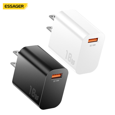 acheter ESSAGER QC 18W Adaptateur Chargeur Rapide USB Gan pour Téléphone Portable et Ordinateur Portable S9-QC18W-GAN fabrication en ligne