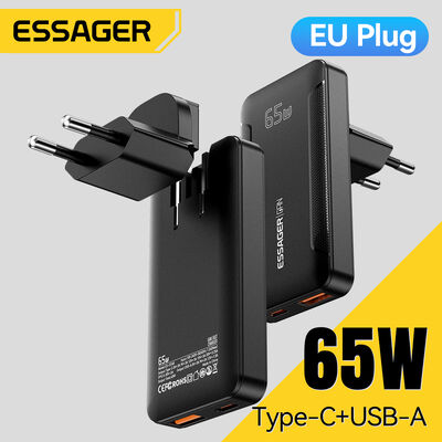 Mua ESSAGER ES-CD48 USB Type C PD 65W Máy xách tay sạc nhanh Gan Ultra Thin Slim sản xuất trực tuyến