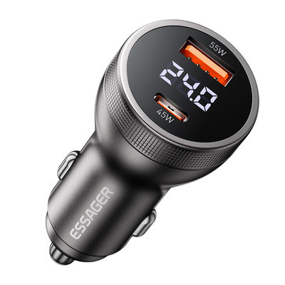 ESSAGER ES-CC17 シリーズ 100W USB-C カーチャージャー USB カーポート