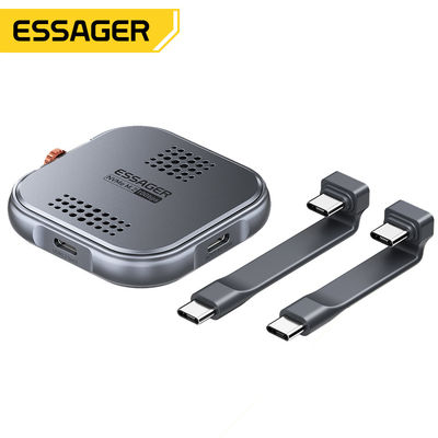 ESSAGER ES-YP01 100W 10Gbp USB 3.2 External Hard Drive Aluminum Type C Magnetic Nvme 2230 M.2 SSD HDD Enclosure