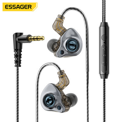 ESSAGER S25 Detachable In Ear Type C 3.5mm Gaming Wired Earphone With Mic