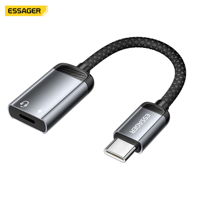 Essager ES-YP27 Usb Type C To Lightning iPhone Audio Converter Charger Adapter Cable