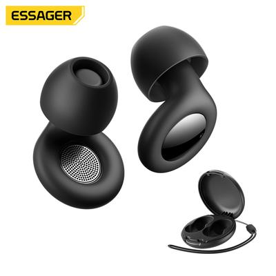 ESSAGER Y25 Boucles d'oreilles en silicone 45 dB Annulation du bruit 8x8cm